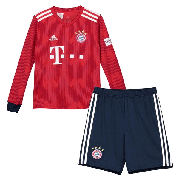 Camiseta Bayern Munich 1ª ML Niño 2018-2019 Rojo